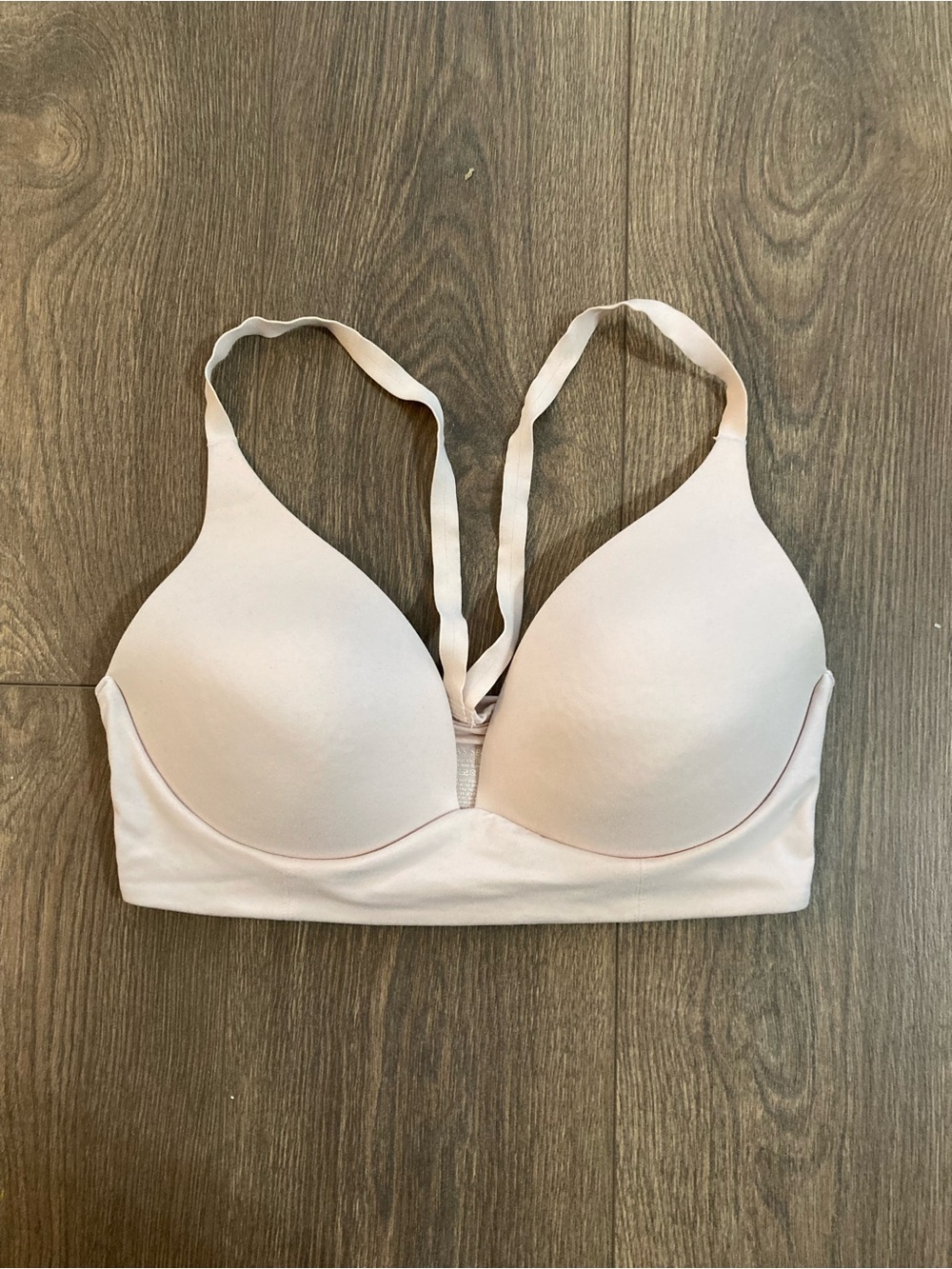Victoria's Secret Lightly Lined Plunge Light Pink Size 34D